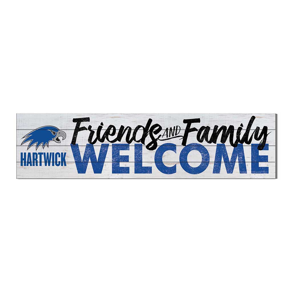 40x10 Sign Friends Family Welcome Hartwick College HAWKS