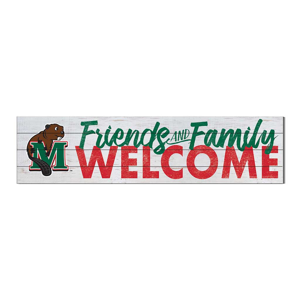 40x10 Sign Friends Family Welcome Minot State Beavers