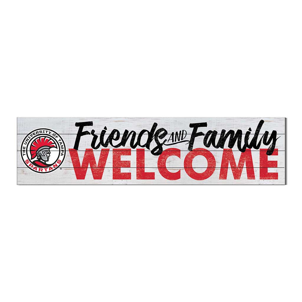 40x10 Sign Friends Family Welcome University of Tampa Spartans