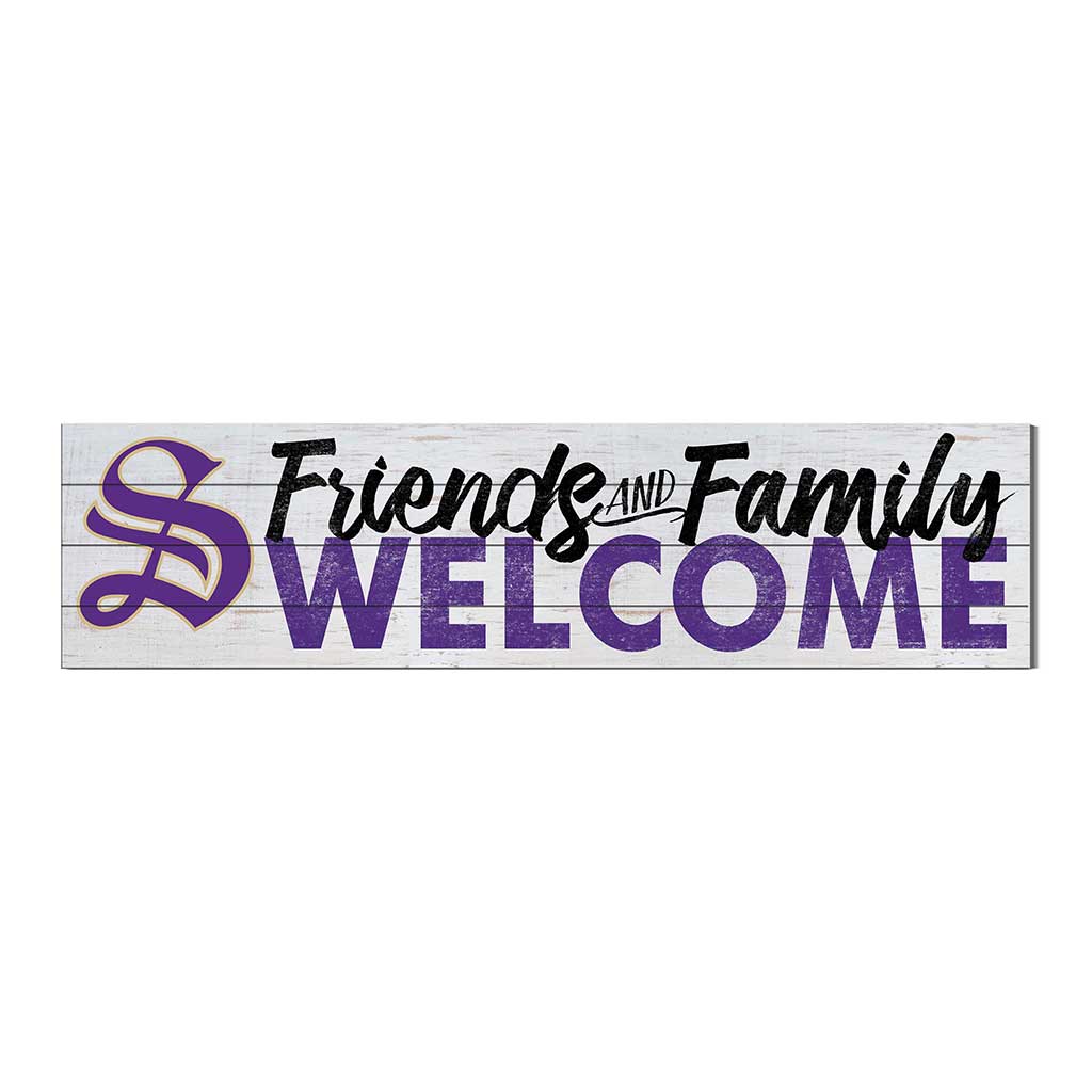 40x10 Sign Friends Family Welcome Sewanee - The University of the South Tigers
