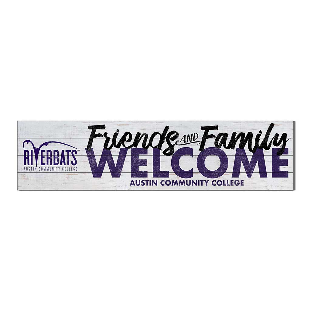 40x10 Sign Friends Family Welcome Austin Community College Riverbats