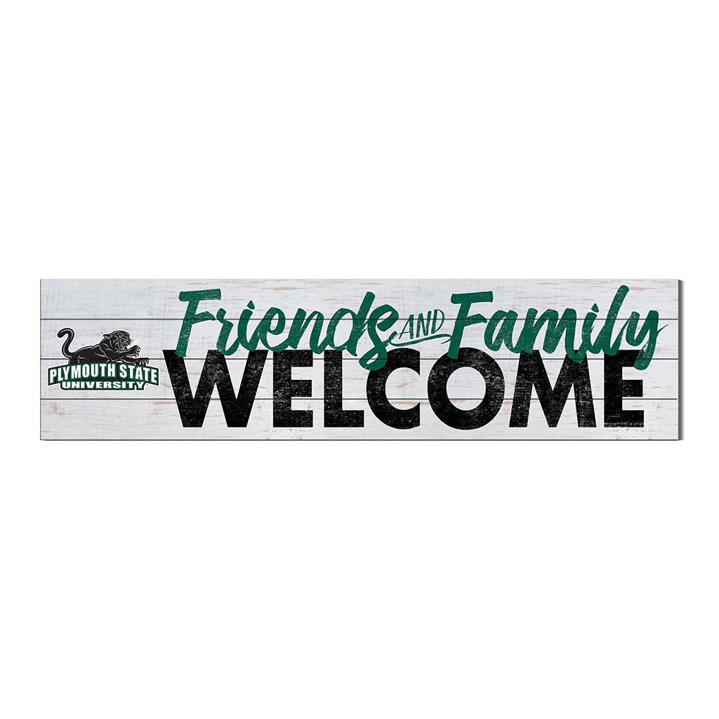 40x10 Sign Friends Family Welcome Plymouth State University Panthers