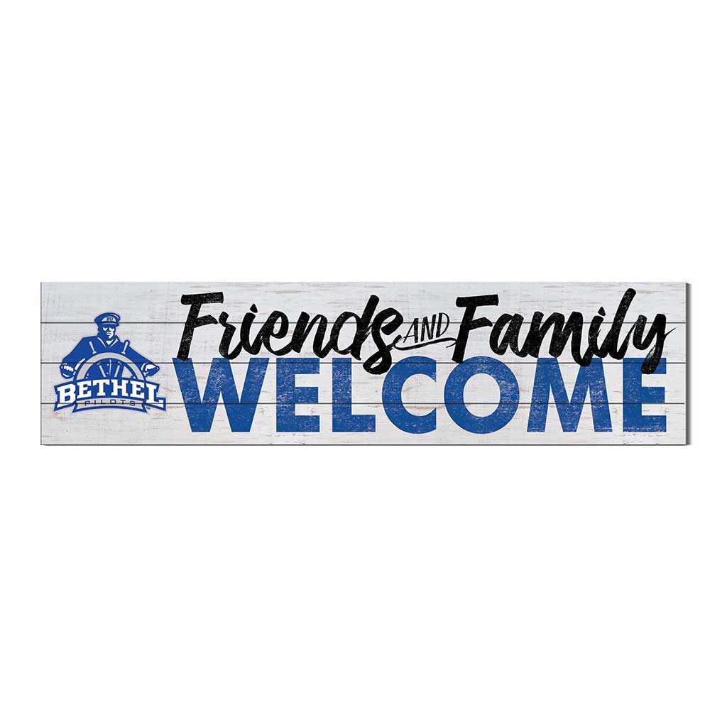 40x10 Sign Friends Family Welcome Bethel University Wildcats