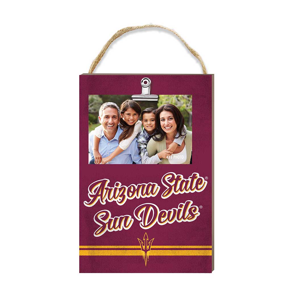 Hanging Clip-It Photo Colored Logo Arizona State Sun Devils