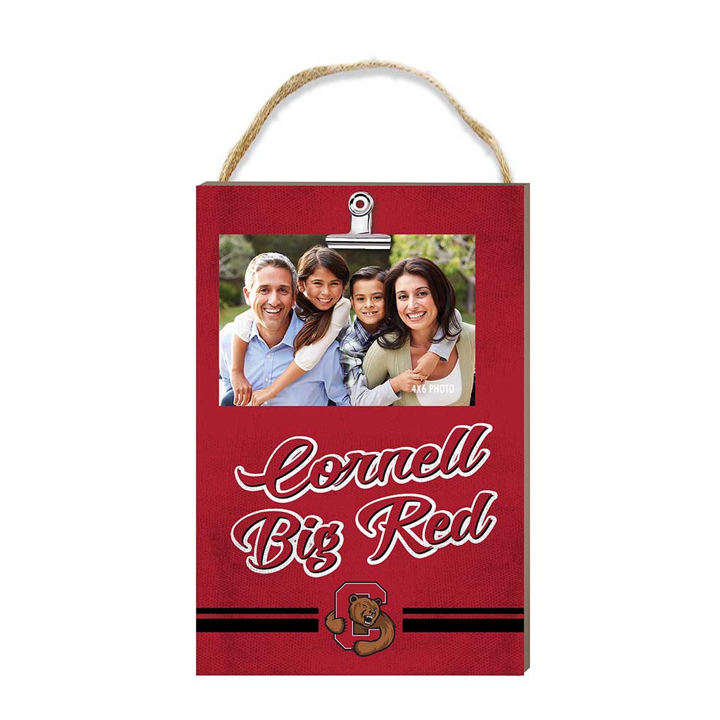 Hanging Clip-It Photo Colored Logo Cornell Big Red