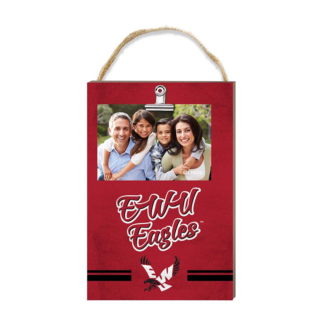 Hanging Clip-It Photo Colored Logo Eastern Washington Eagles