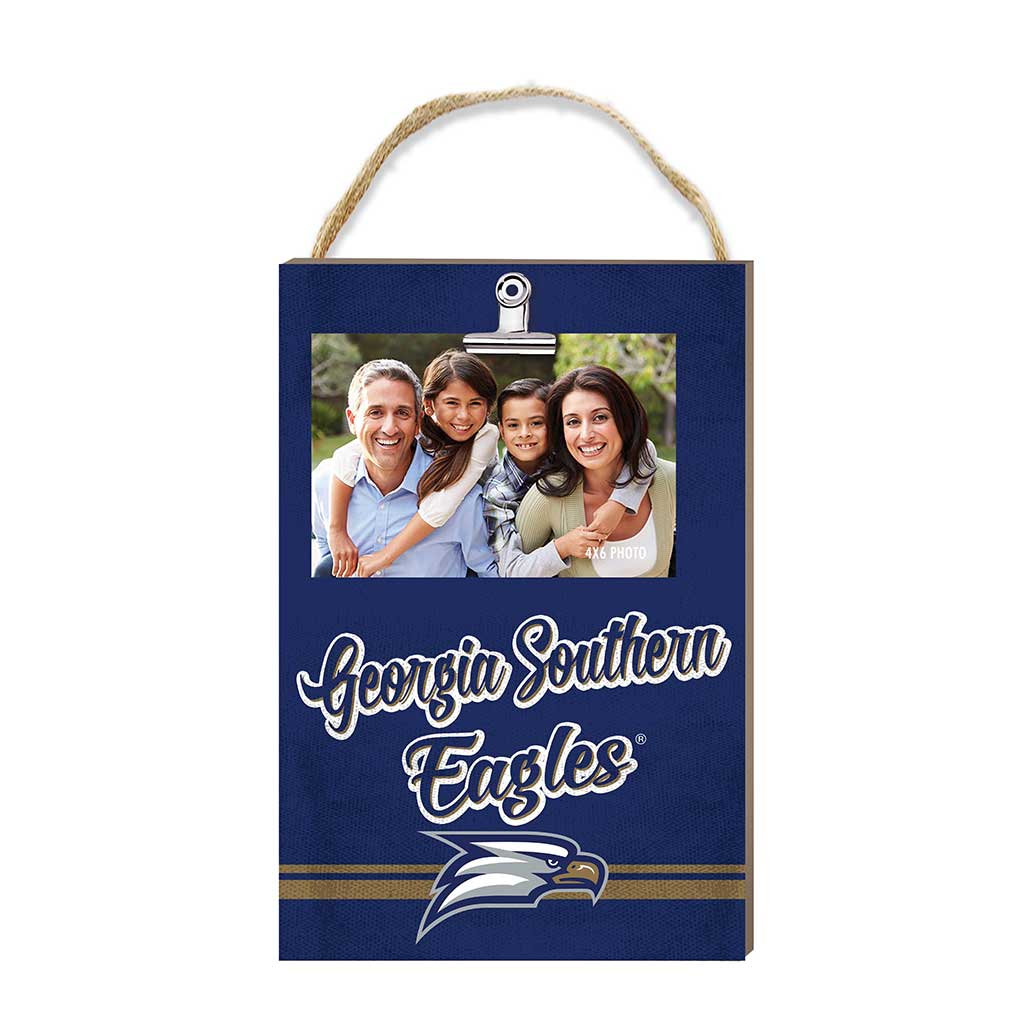 Hanging Clip-It Photo Colored Logo Georgia Southern Eagles