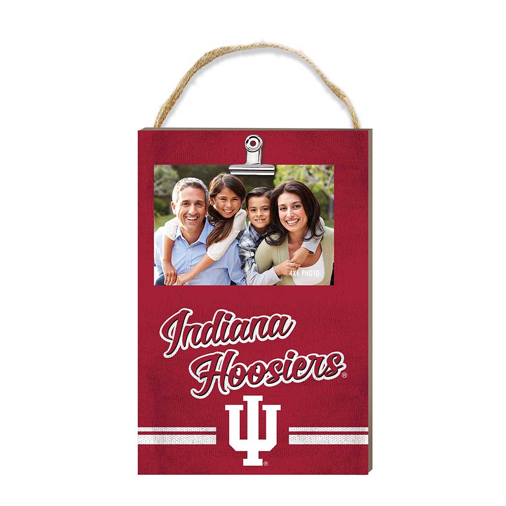 Hanging Clip-It Photo Colored Logo Indiana Hoosiers