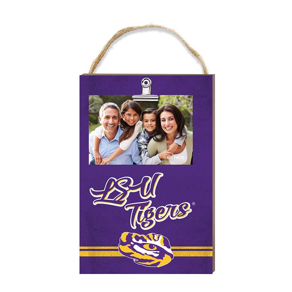 Hanging Clip-It Photo Colored Logo LSU Fighting Tigers