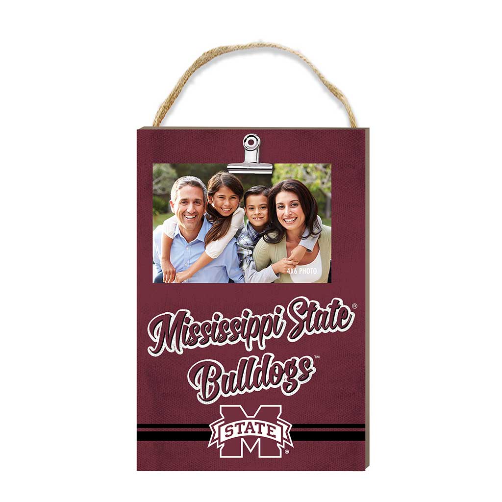 Hanging Clip-It Photo Colored Logo Mississippi State Bulldogs