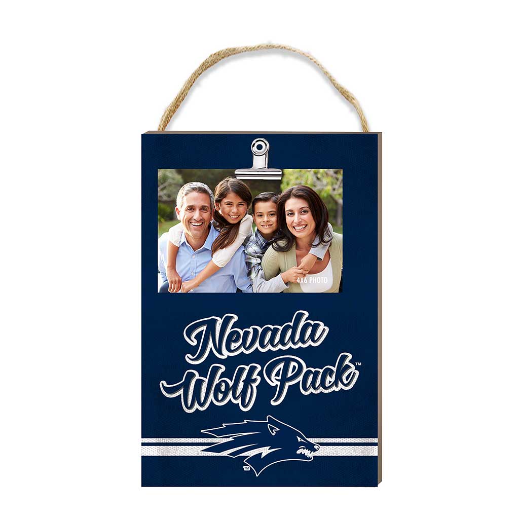 Hanging Clip-It Photo Colored Logo Nevada Wolf Pack