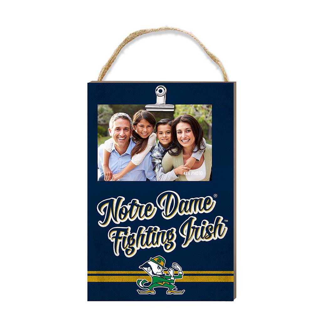 Hanging Clip-It Photo Colored Logo Notre Dame Fighting Irish