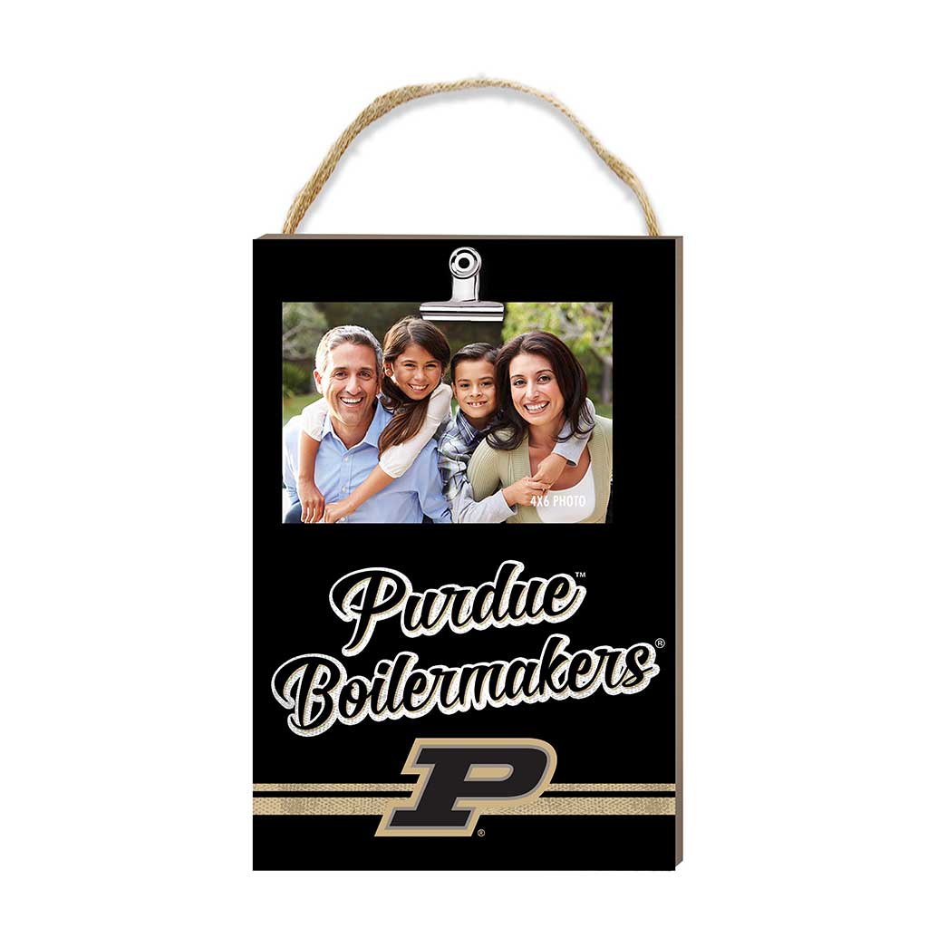 Hanging Clip-It Photo Colored Logo Purdue Boilermakers