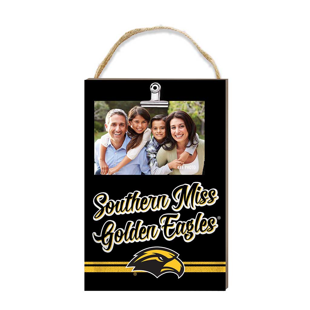 Hanging Clip-It Photo Colored Logo Southern Mississippi Golden Eagles