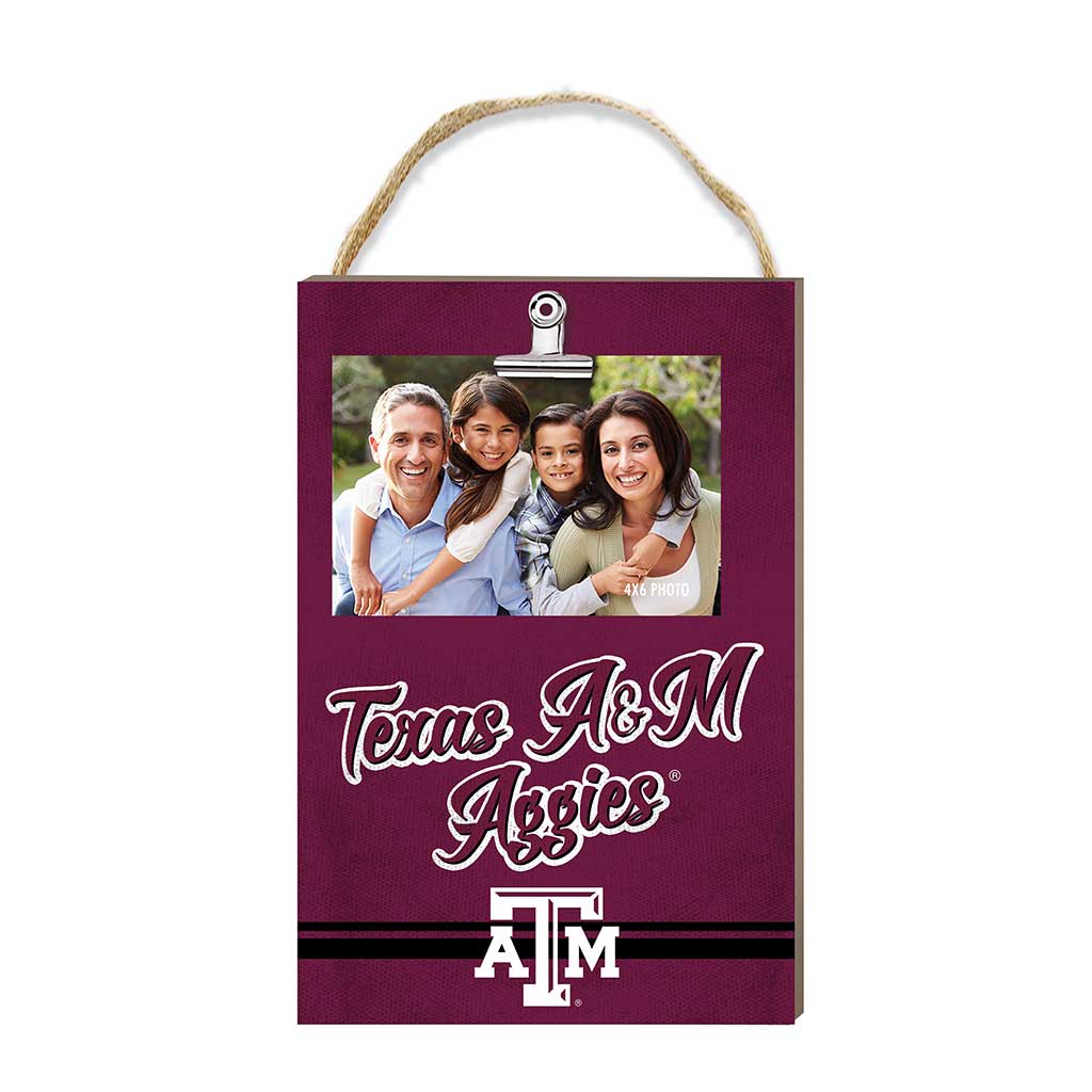 Hanging Clip-It Photo Colored Logo Texas A&M Aggies