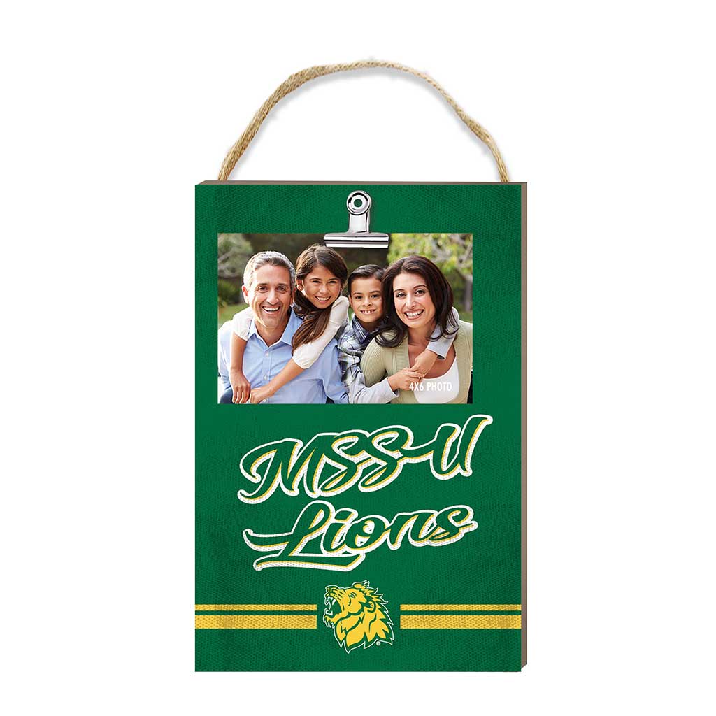 Hanging Clip-It Photo Colored Logo Missouri Southern State University Lions