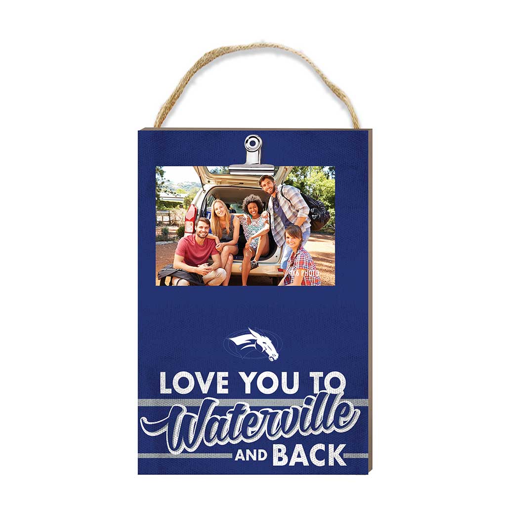 Hanging Clip-It Photo Love You To Colby College White Mules