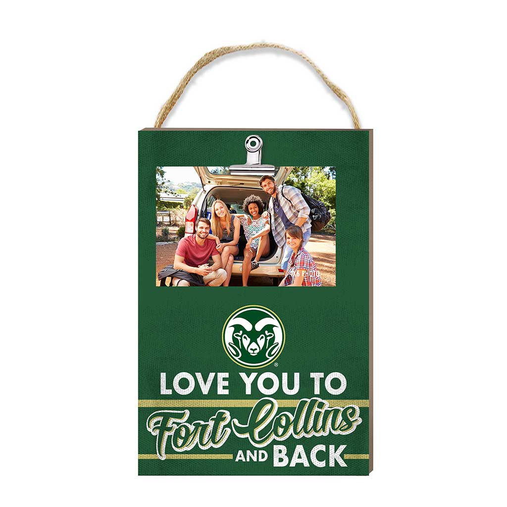 Hanging Clip-It Photo Love You To Colorado State-Ft. Collins Rams