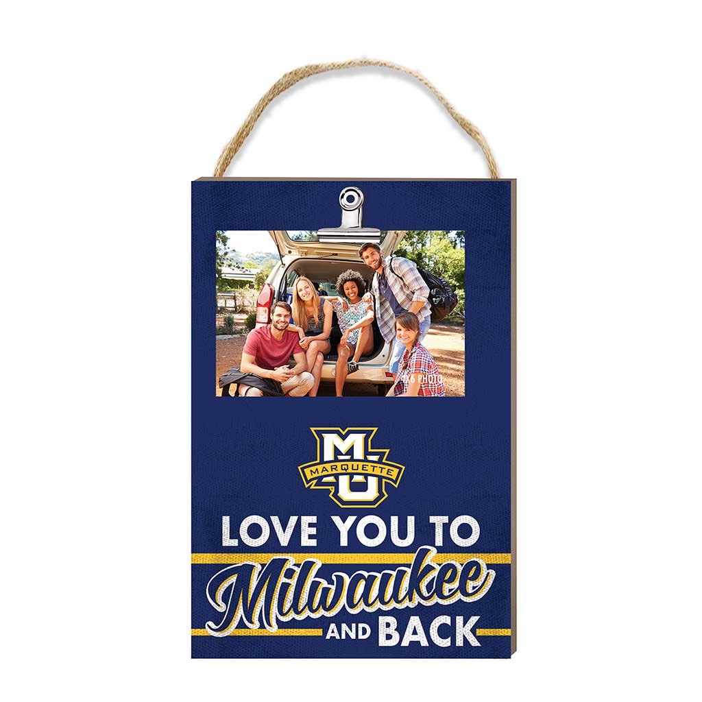 Hanging Clip-It Photo Love You To Marquette Golden Eagles