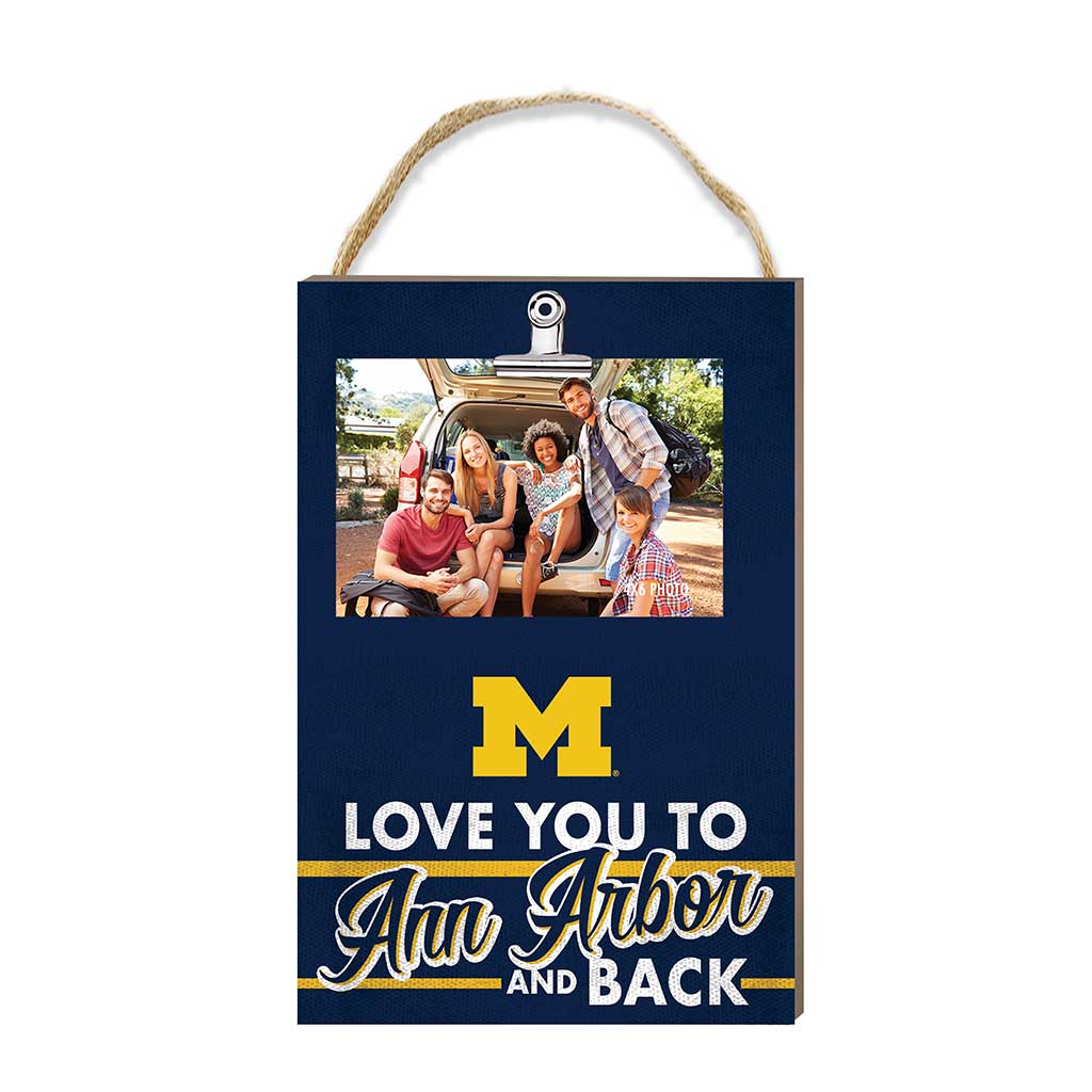 Hanging Clip-It Photo Love You To Michigan Wolverines