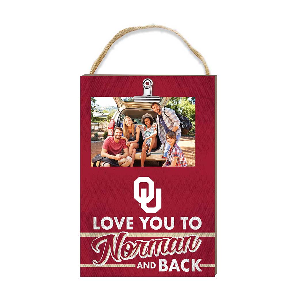 Hanging Clip-It Photo Love You To Oklahoma Sooners
