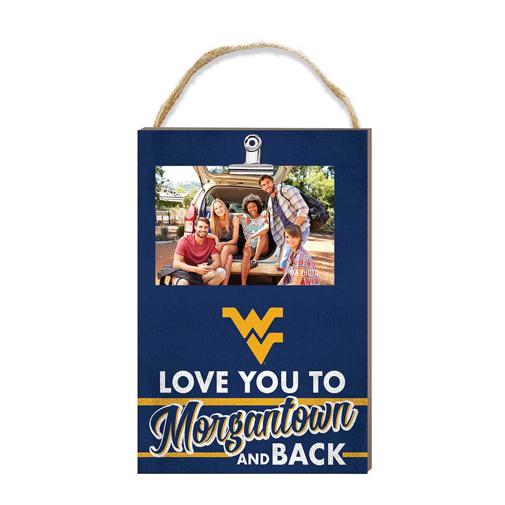 Hanging Clip-It Photo Love You To West Virginia Mountaineers
