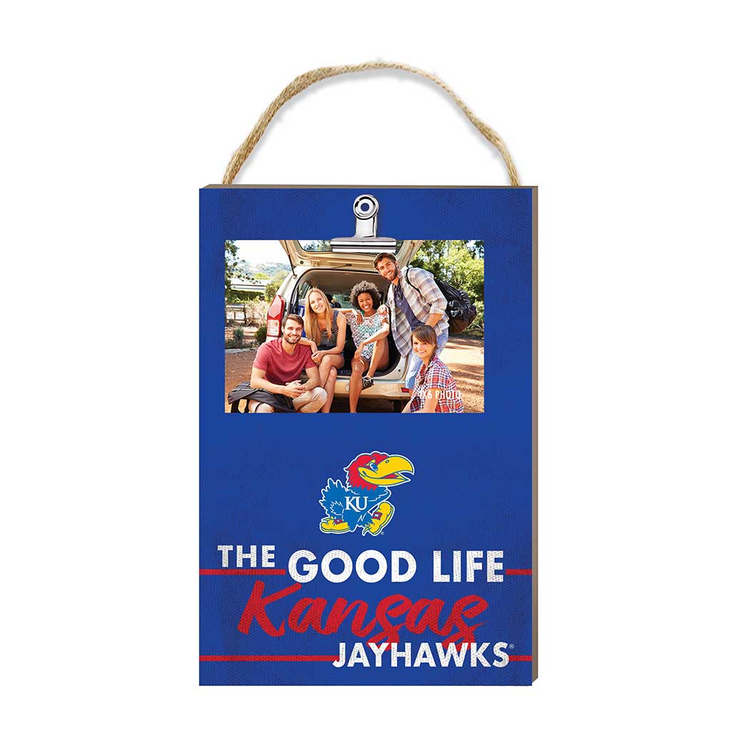 Hanging Clip-It Photo The Good Life Kansas Jayhawks