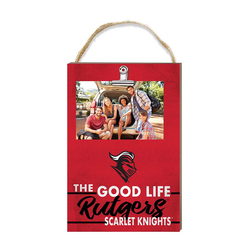 Hanging Clip-It Photo The Good Life Rutgers Scarlet Knights