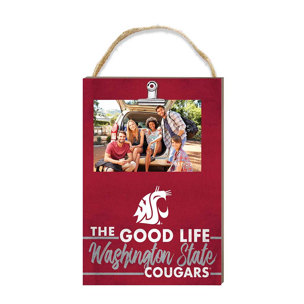 Hanging Clip-It Photo The Good Life Washington State Cougars