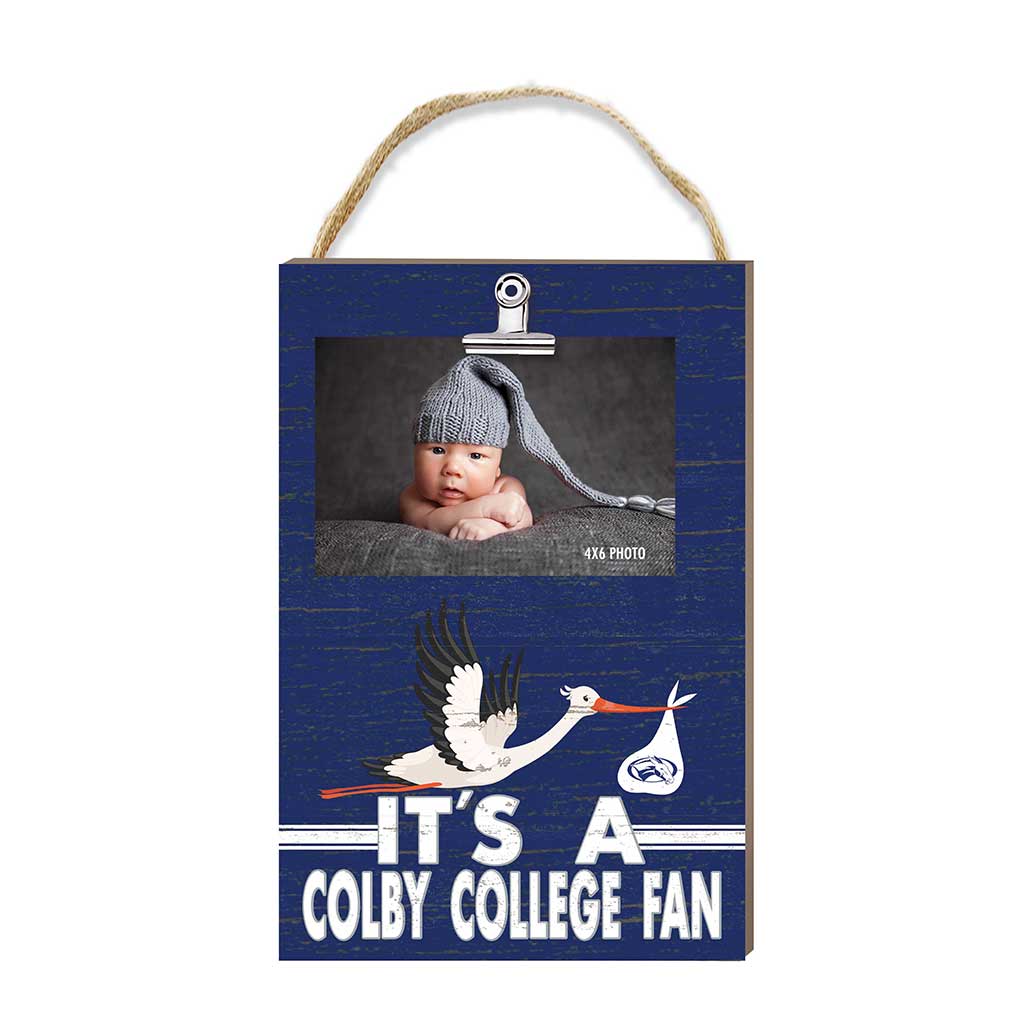 Hanging Clip-It Photo It's A Colby College White Mules
