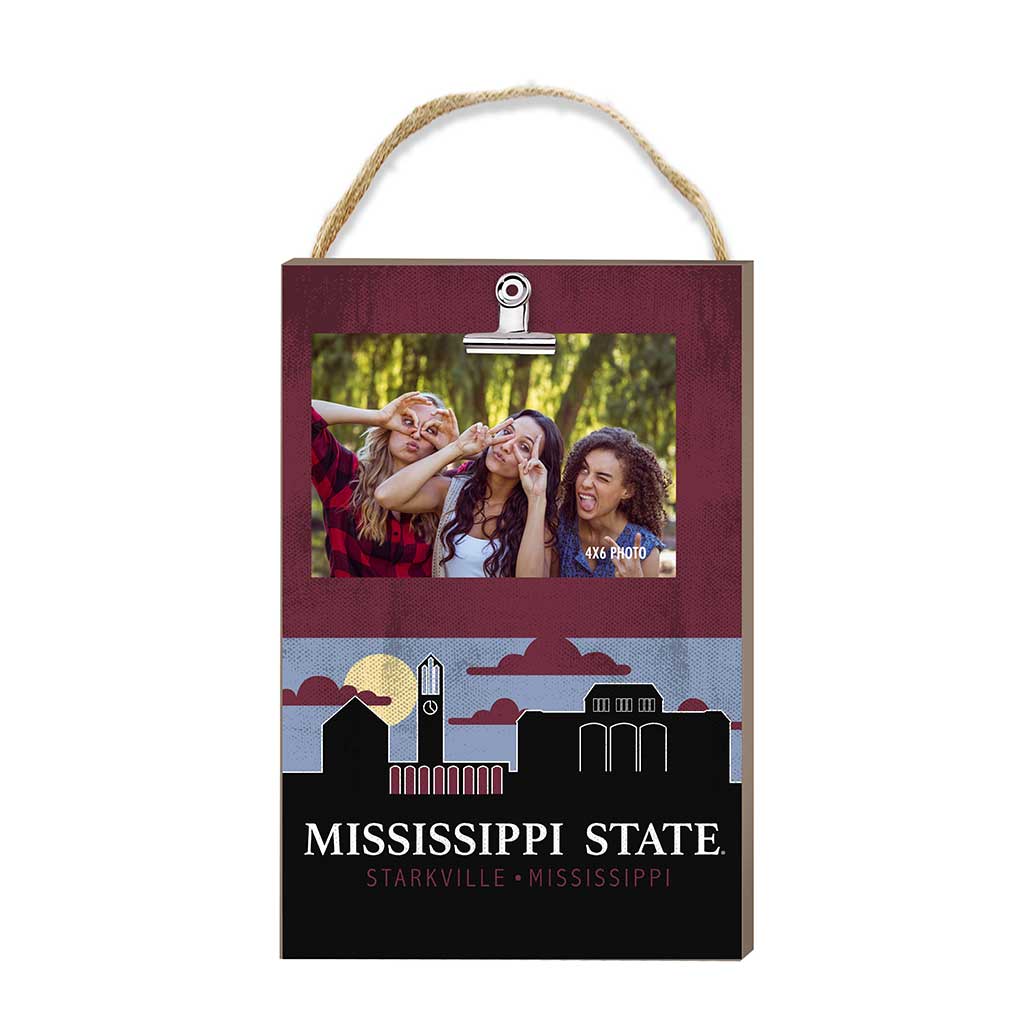 Hanging Clip-It UScape Skyline Mississippi State Bulldogs