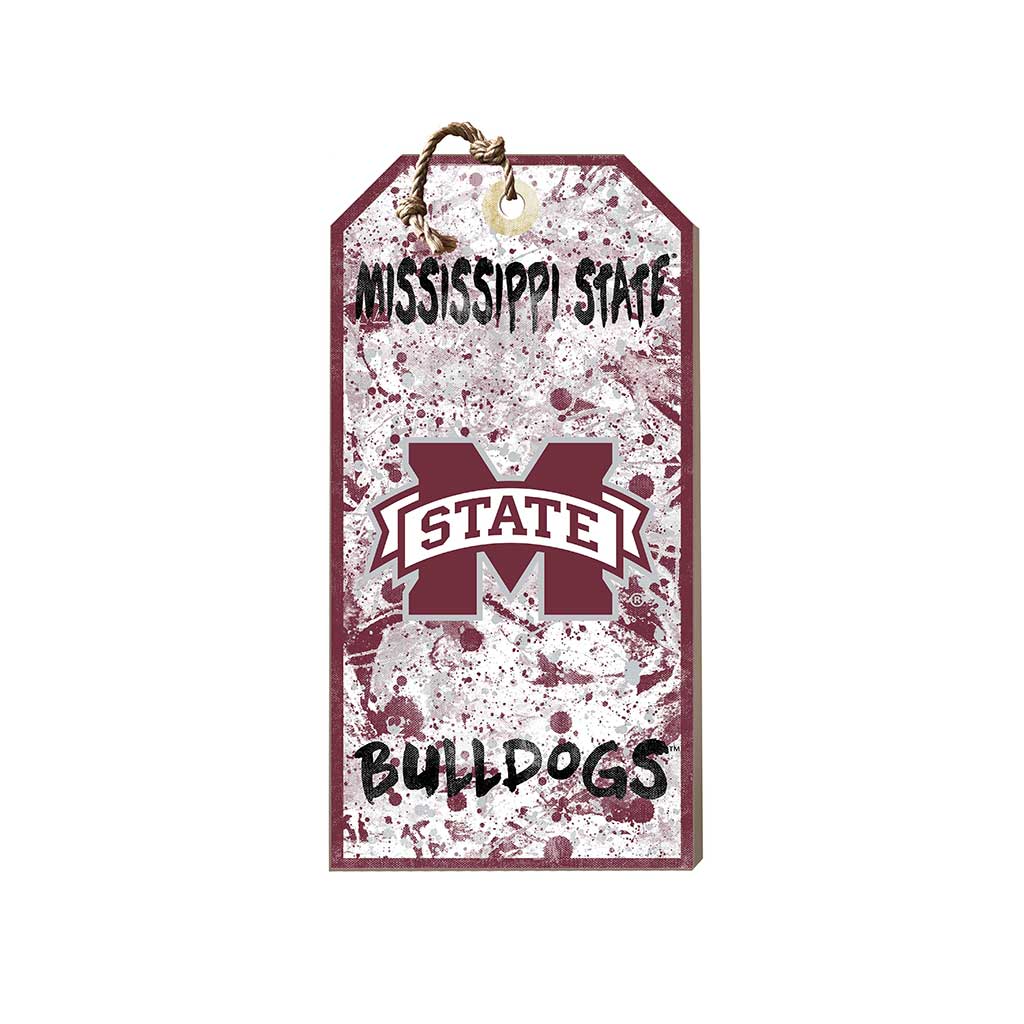 Small Hanging Tag Graffiti Team Spirit Mississippi State Bulldogs