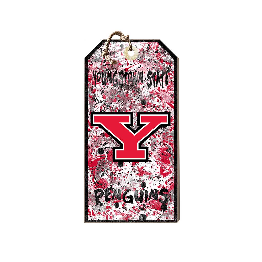 Small Hanging Tag Graffiti Team Spirit Youngstown State University