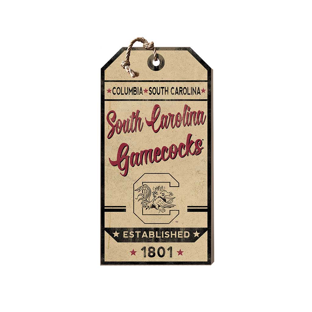 Small Hanging Tag Vintage Team Spirit South Carolina Gamecocks