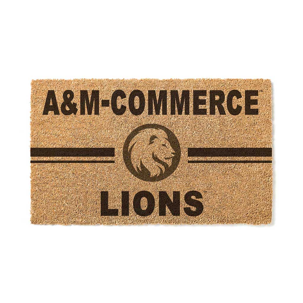 Team Coir Doormat Team Logo Texas A&M Commerce