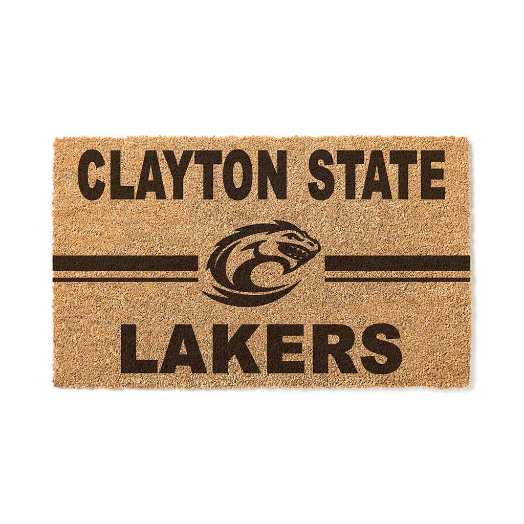 Team Coir Doormat Team Logo Clayton State University Lakers