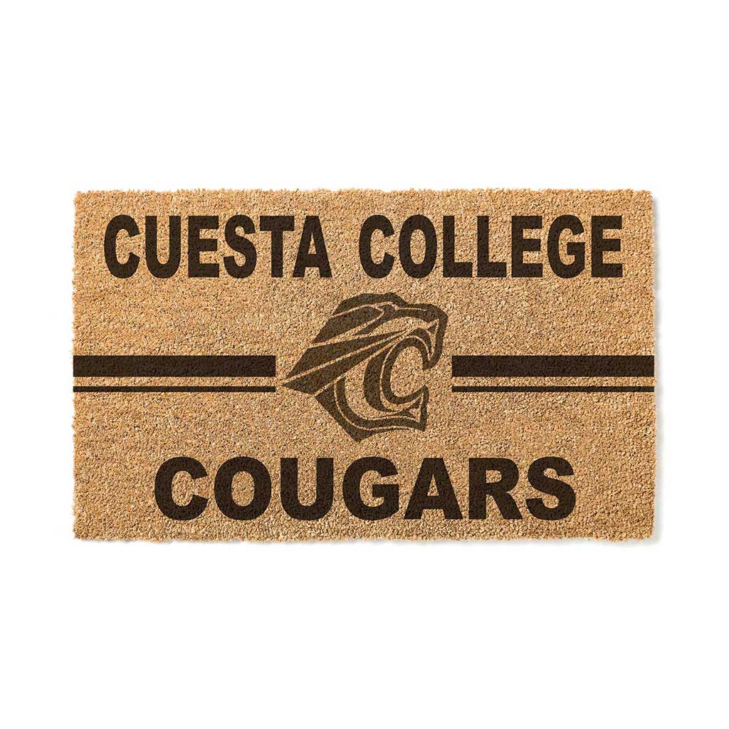 Team Coir Doormat Team Logo Cuesta College Cougars