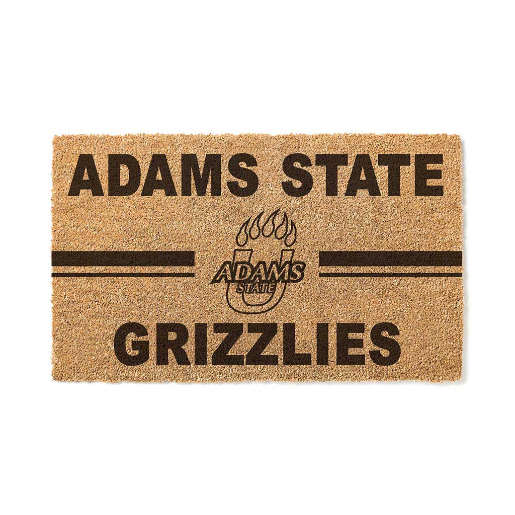 Team Coir Doormat Team Logo Adams State Grizzlies Grizzlies