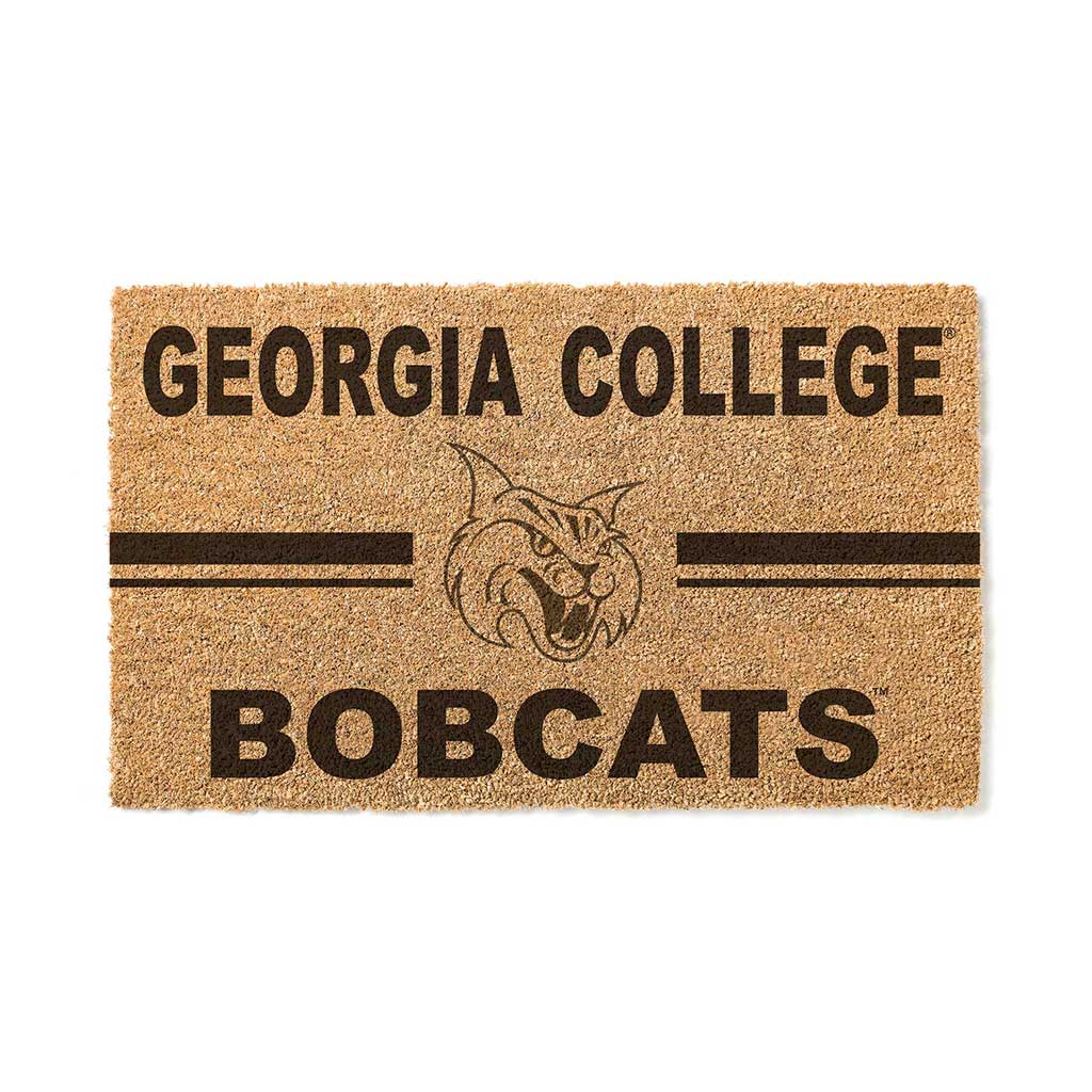 Team Coir Doormat Team Logo Georgia College Bobcats