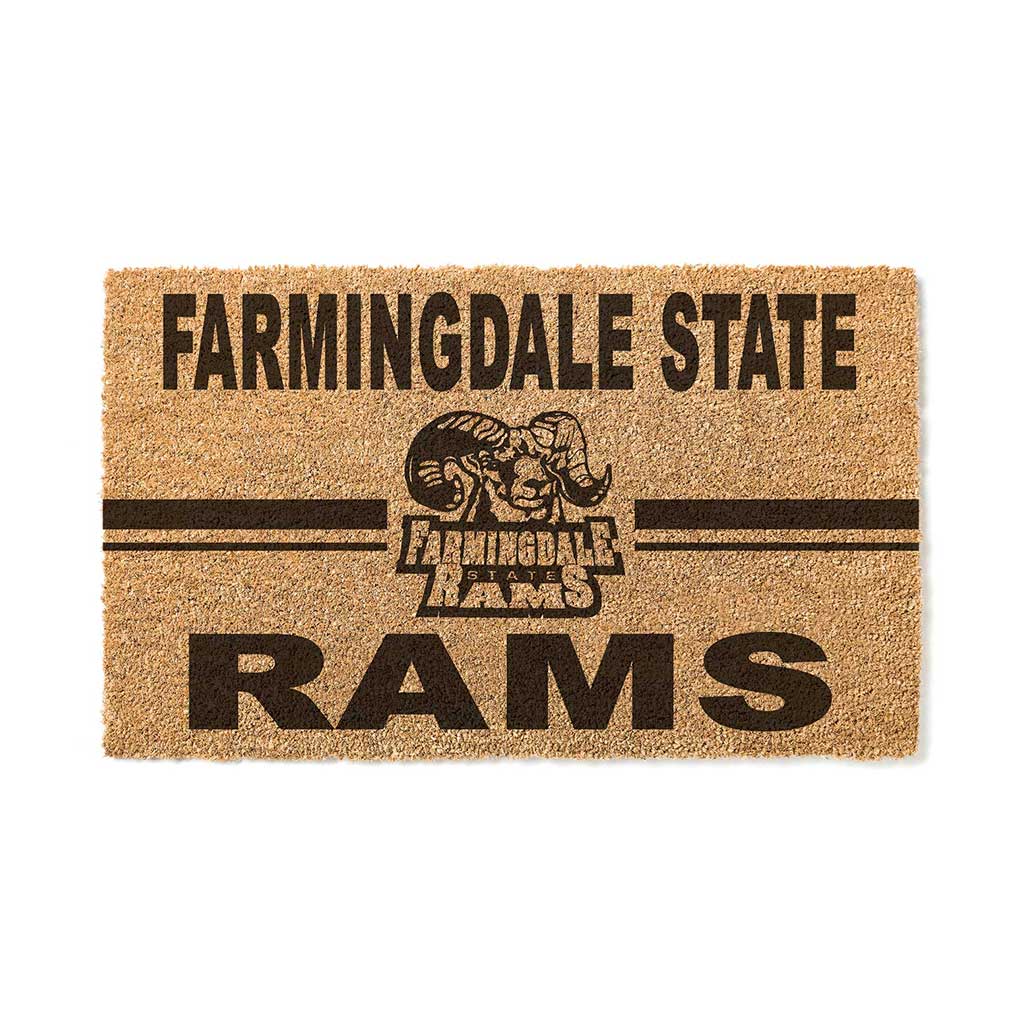 Team Coir Doormat Team Logo Farmingdale State College (SUNY) Rams