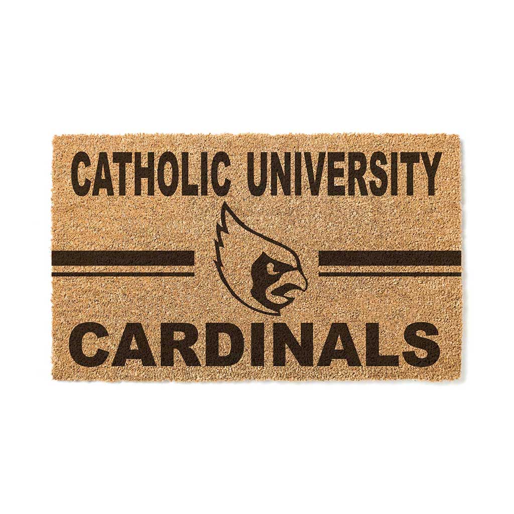 Team Coir Doormat Team Logo The Catholic University of America Cardinals