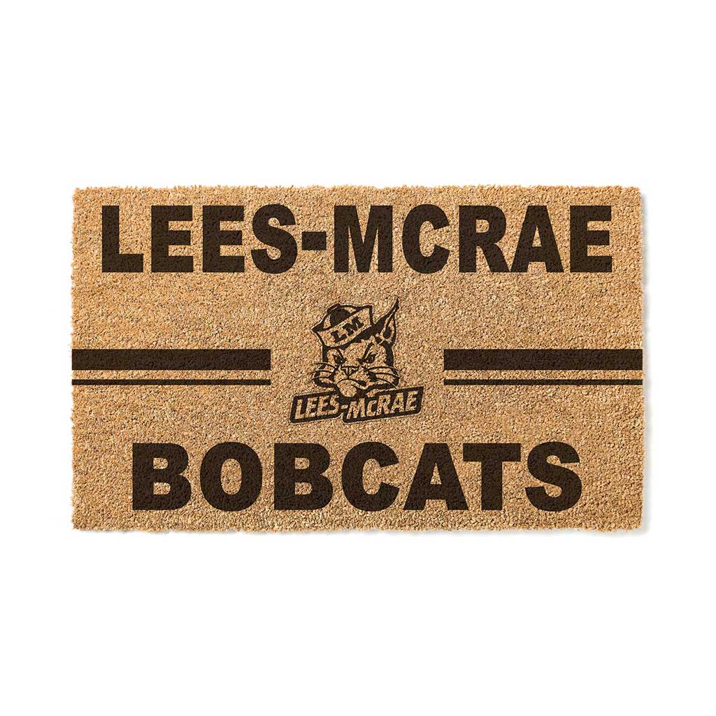 Team Coir Doormat Team Logo Lees-McRae College Bobcats