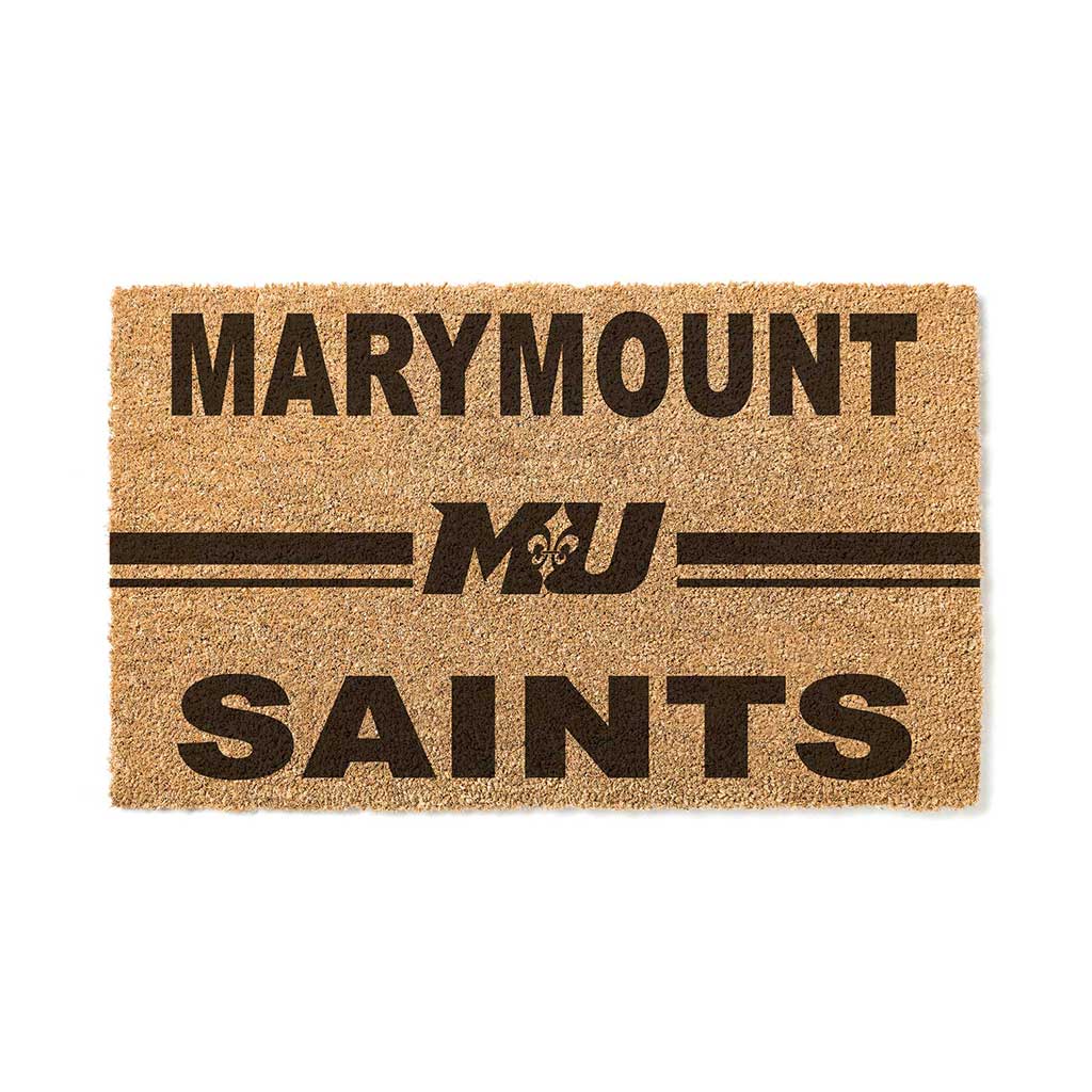 Team Coir Doormat Team Logo Marymount University Saints