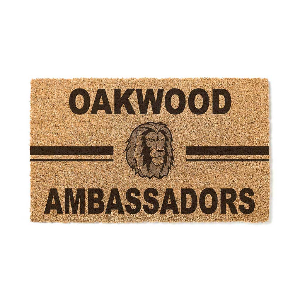 Team Coir Doormat Team Logo Oakwood University Ambassadors