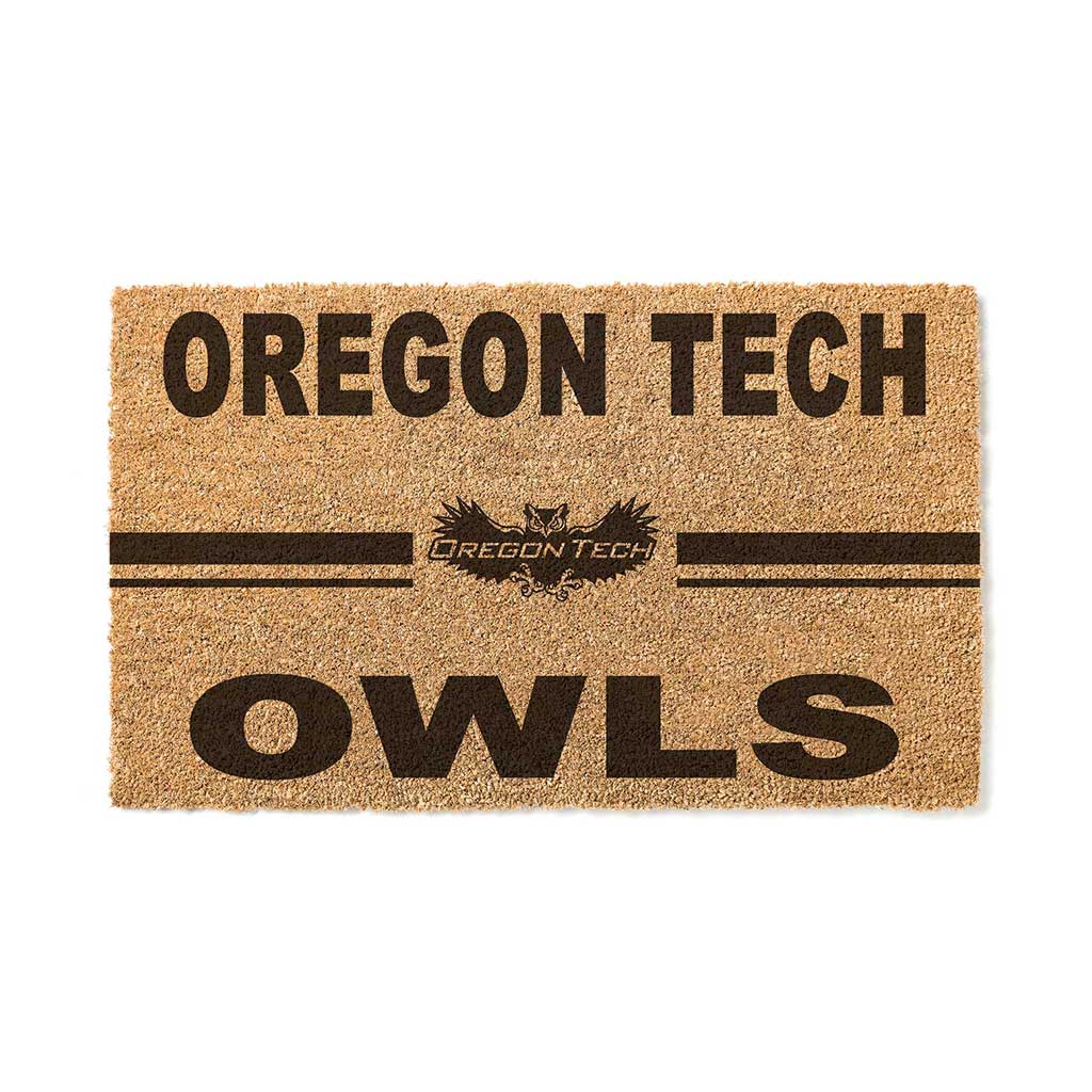 Team Coir Doormat Team Logo Oregon Institute of Technology Owls