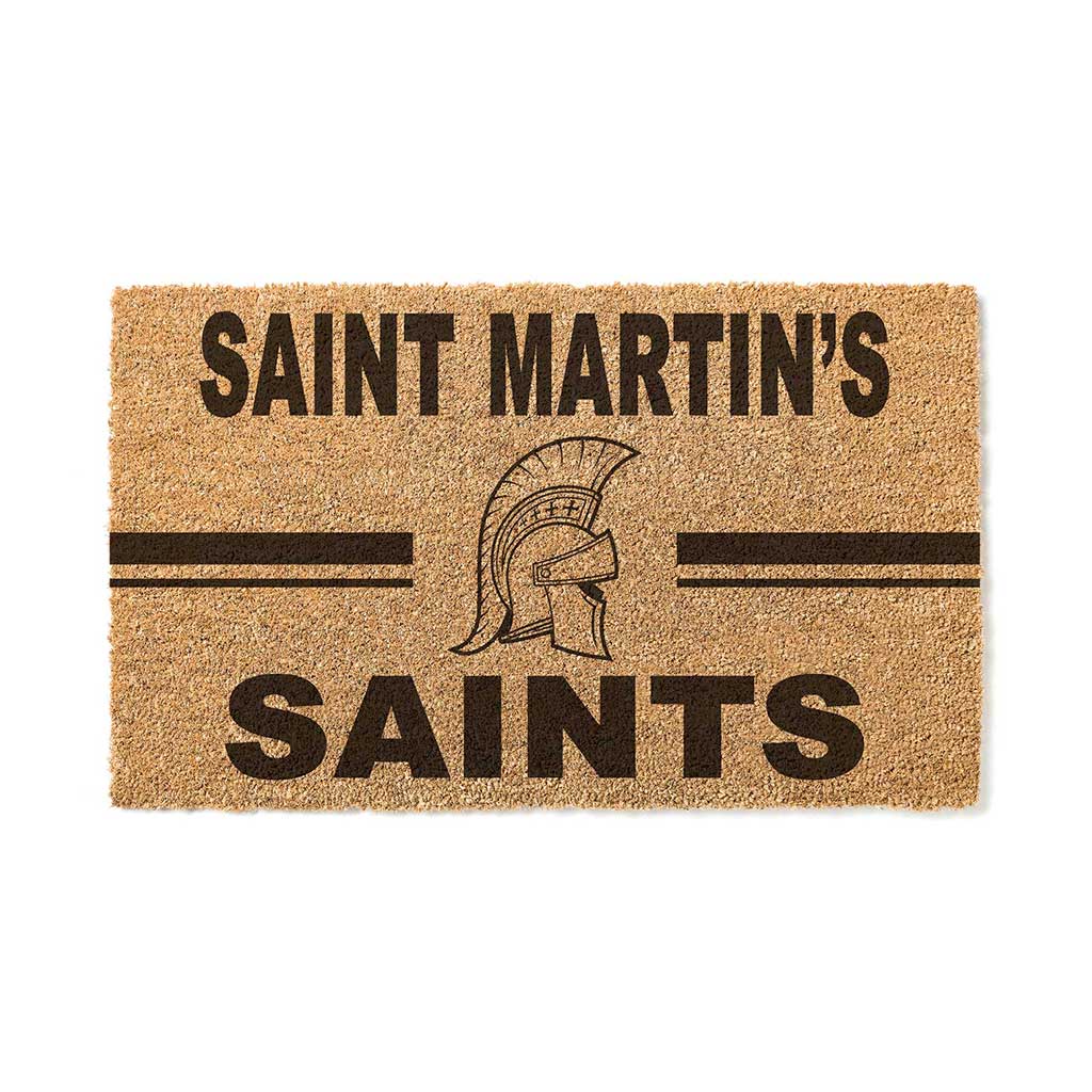 Team Coir Doormat Team Logo Saint Martin's University Saints