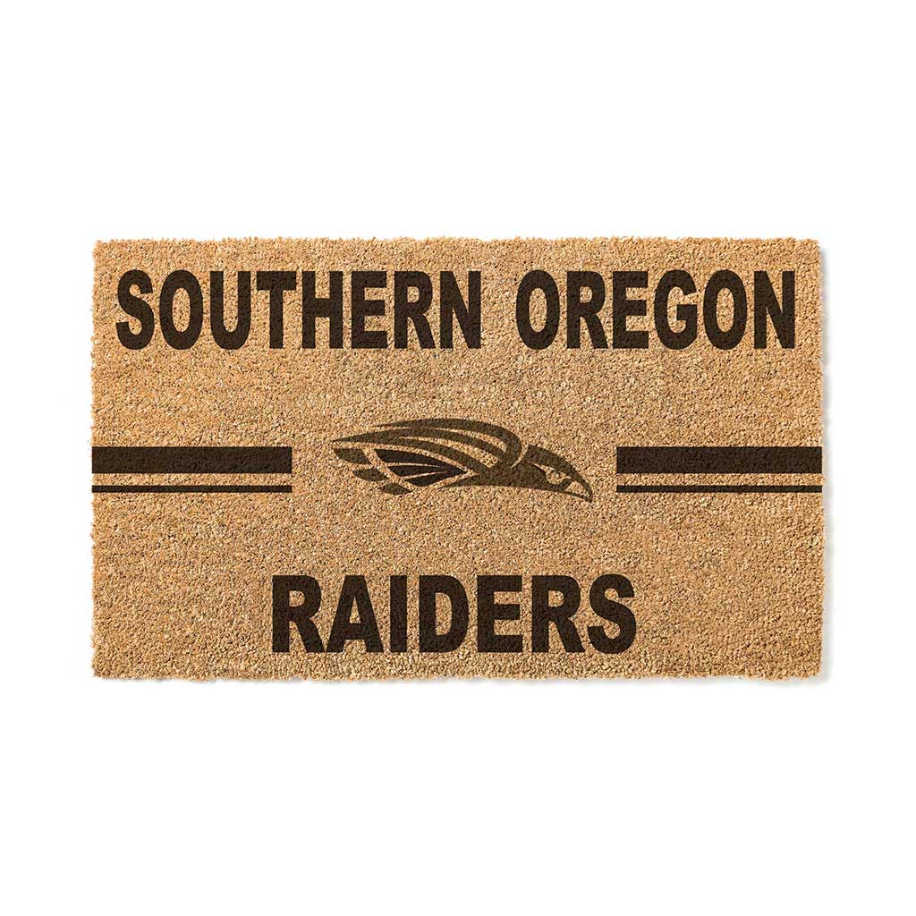 Team Coir Doormat Team Logo Southern Oregon University Raiders
