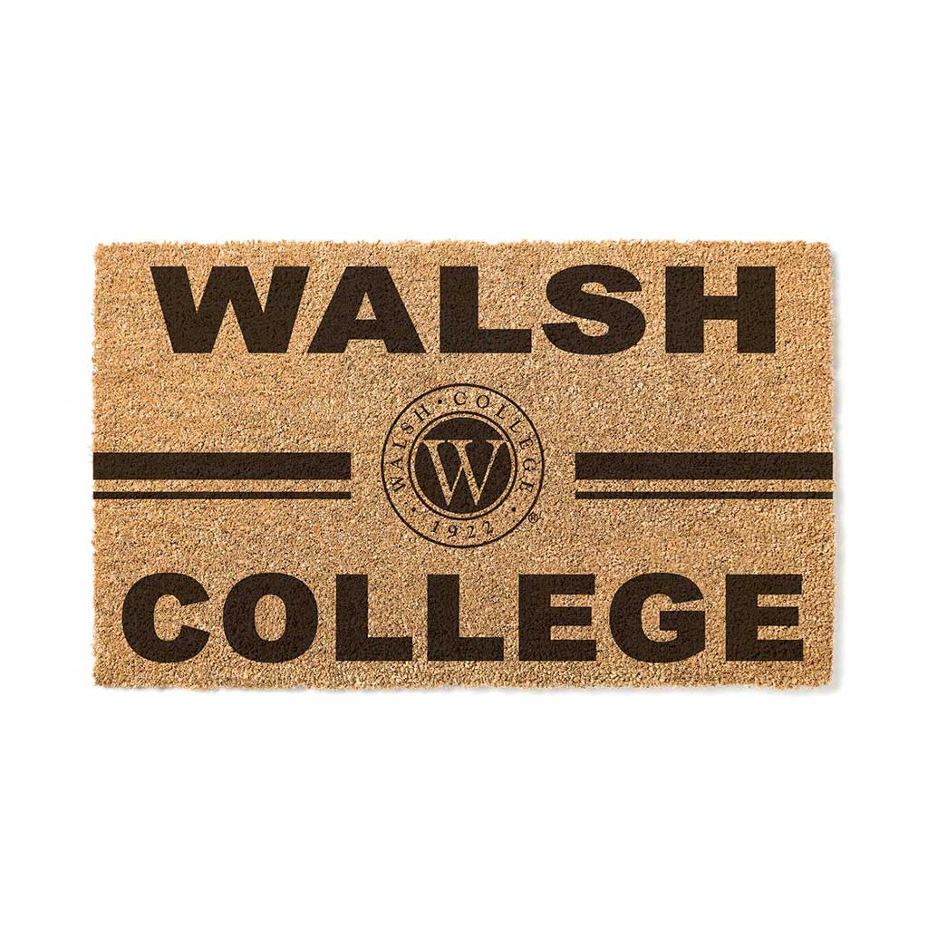 Team Coir Doormat Team Logo Walsh College