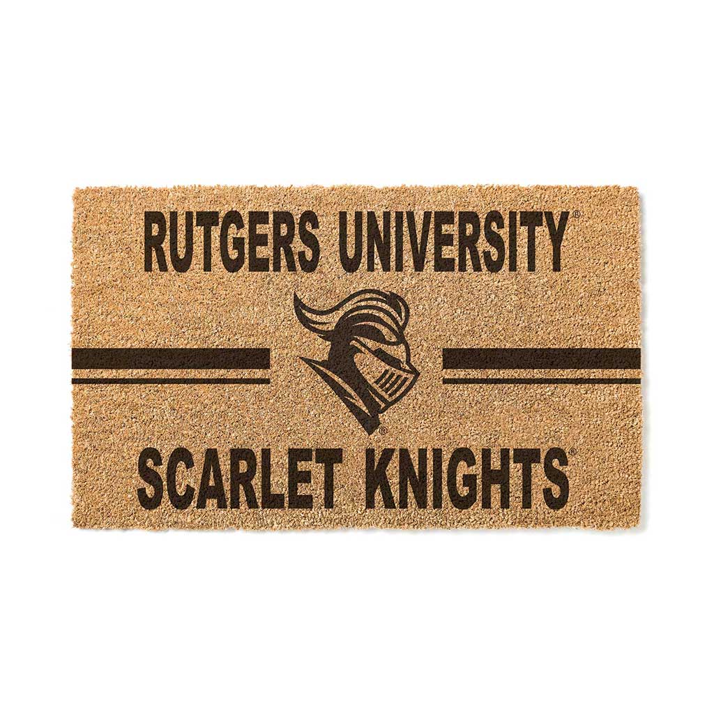 Team Coir Doormat Team Logo Rutgers - Newark