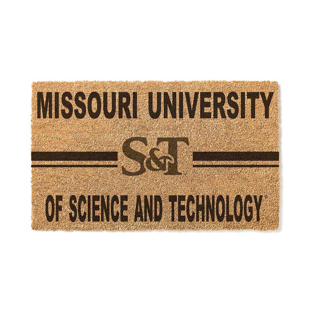 Team Coir Doormat Team Logo Missouri S&T Miners